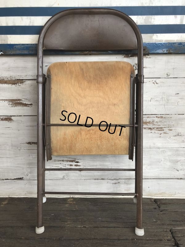 画像10: Vintage Metal Folding Chair (J198)