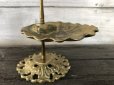 画像11: Vintage Brass Shell Dish Gloved Hand Clip Stand JAPAN (J202)