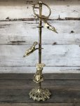 画像1: Vintage Brass Gloved Hand Clip Stand JAPAN (J206) (1)