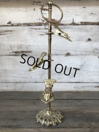 Vintage Brass Gloved Hand Clip Stand JAPAN (J206)