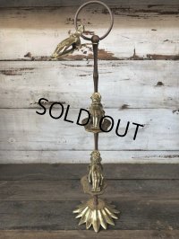Vintage Brass Gloved Hand Clip Stand JAPAN (J207)