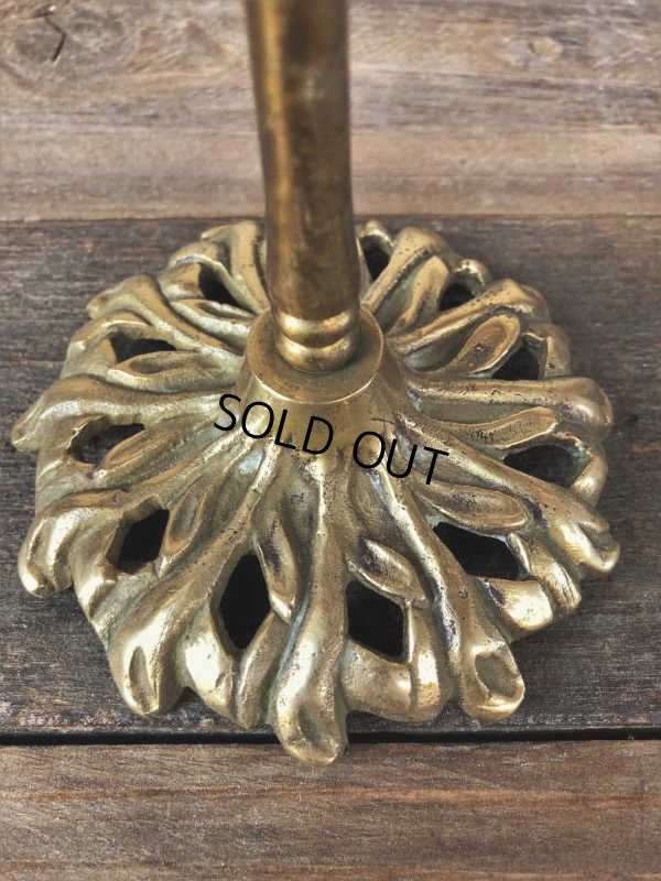 画像10: Vintage Brass Gloved Hand Clip Stand JAPAN (J206)