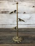 画像3: Vintage Brass Gloved Hand Clip Stand JAPAN (J204)