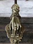 画像4: Vintage Brass Gloved Hand Clip Stand JAPAN (J207)