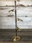 画像3: Vintage Brass Gloved Hand Clip Stand JAPAN (J205)