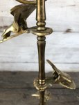 画像7: Vintage Brass Gloved Hand Clip Stand JAPAN (J206)