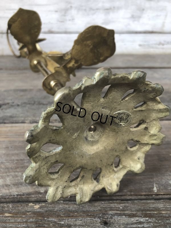 画像9: Vintage Brass Gloved Hand Clip Stand JAPAN (J206)