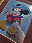 画像2: Vintage Foil Picture of Disney Mickey & Minnie Mouse (J209) (2)