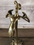 画像5: Vintage Brass Gloved Hand Clip Stand JAPAN (J203)