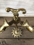 画像4: Vintage Brass Gloved Hand Clip Stand JAPAN (J203)