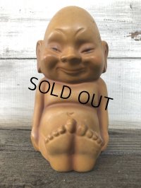 50s Billiken Kelvin JAPAN Ceramic Piggy Bank (J210)