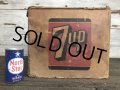 Vintage 7-UP Waxed Cardboard Crate (J214)