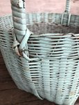 画像5: Antique Primitive Baskets Green (J217)