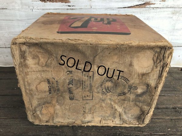画像9: Vintage 7-UP Waxed Cardboard Crate (J214)