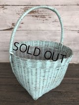 Antique Primitive Baskets Green (J217)