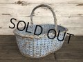 Antique Primitive Baskets Blue (J215)