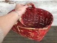 画像5: Antique Primitive Baskets Red (J216)