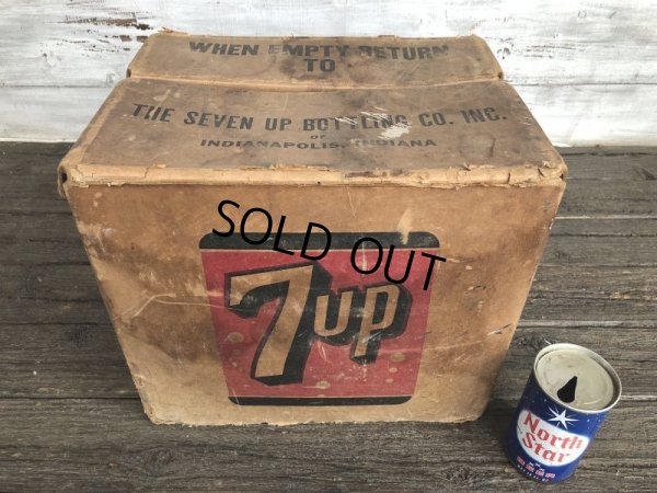 画像2: Vintage 7-UP Waxed Cardboard Crate (J214)