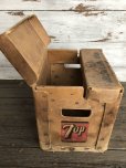 画像5: Vintage 7-UP Waxed Cardboard Crate (J214)