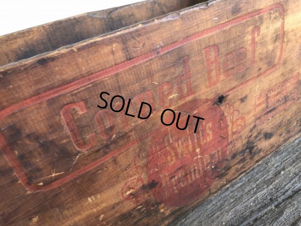 画像9: Vintage Wooden Box Corned Beef (J222) 