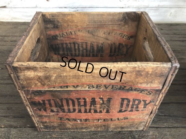画像2: 40s Vintage Wooden Crate Windham Dry (J221) 