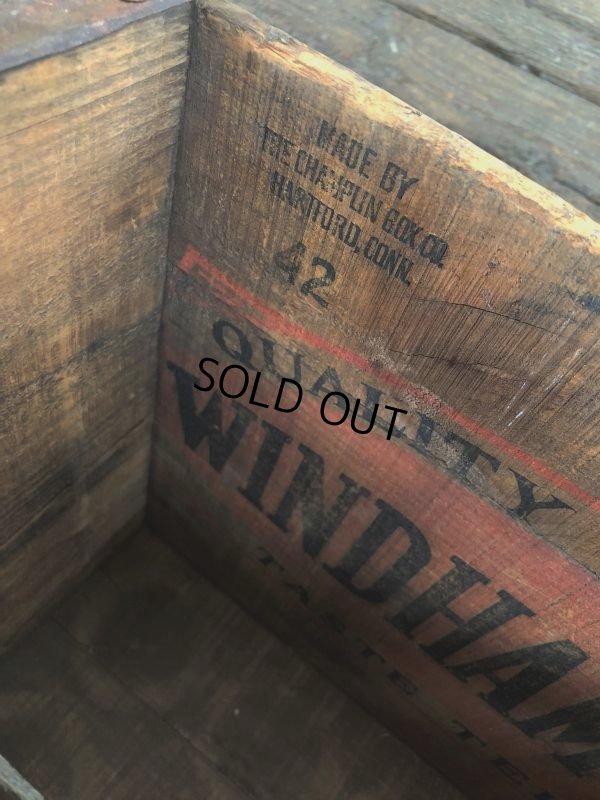 画像10: 40s Vintage Wooden Crate Windham Dry (J221) 