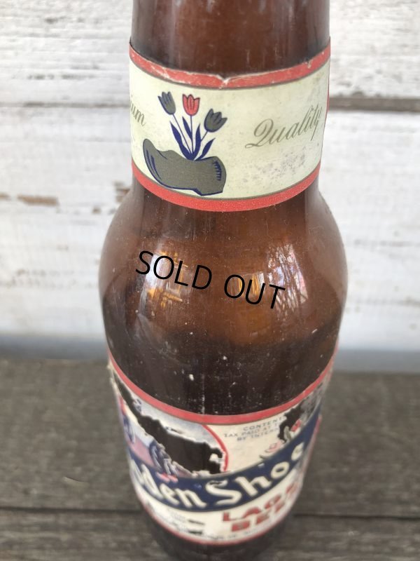 画像9: Vintage Soda Glass Bottle Wooden Shoe beer  (J241)