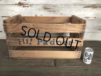 Vintage Wooden Crate HI! Pa'dner Cantaloupes (J250)