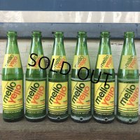 Vintage Soda Glass Bottle Mello Yello (J243)