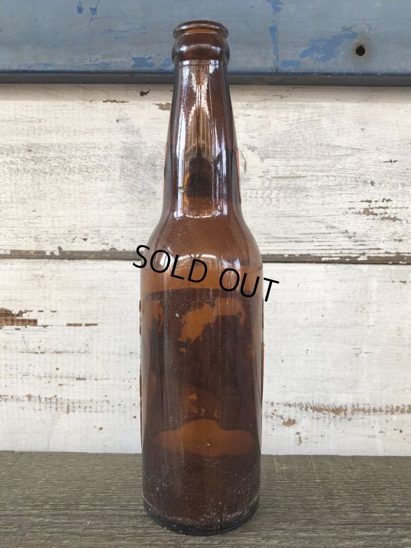 画像4: Vintage Soda Glass Bottle Wooden Shoe beer  (J241)