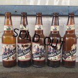 Vintage Soda Glass Bottle Wooden Shoe beer  (J241)