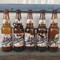 Vintage Soda Glass Bottle Wooden Shoe beer  (J241)