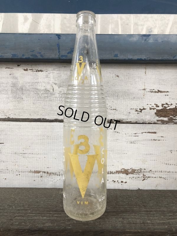 画像2: Vintage Soda Glass Bottle 3V Cola (J233)