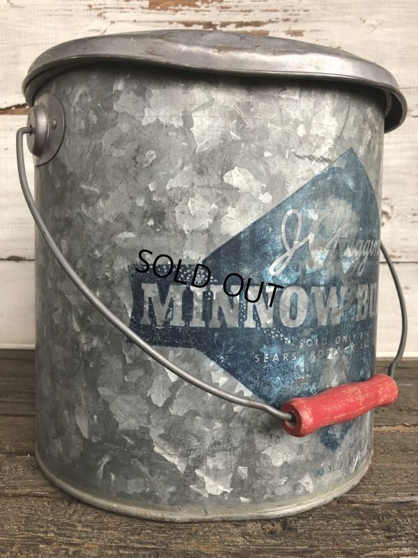 画像2: Vintage Sears Fishing Minnow Bucket (J253)  