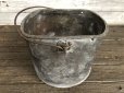画像3: Vintage Heavy Metal Galvanzed Bucket Pail Can (J252)  