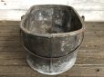画像4: Vintage Heavy Metal Galvanzed Bucket Pail Can (J252)  