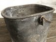 画像9: Vintage Heavy Metal Galvanzed Bucket Pail Can (J252)  