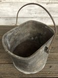 画像10: Vintage Heavy Metal Galvanzed Bucket Pail Can (J252)  