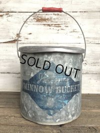 Vintage Sears Fishing Minnow Bucket (J253)  