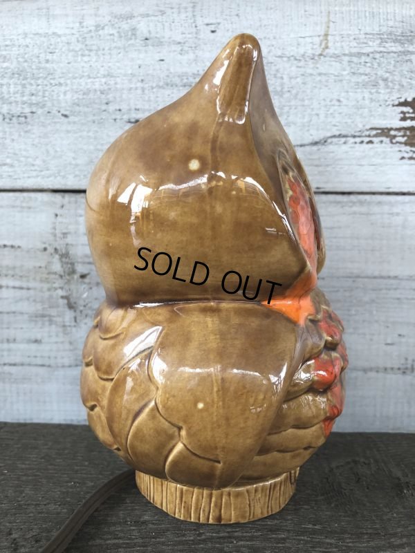 画像4: Vintage Ceramic Owl TV Lamp (J256)  