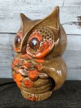 画像2: Vintage Ceramic Owl TV Lamp (J256)   (2)