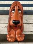 画像1: Vintage NY Vinyl Plastic Coin Bank Basset hound (J258)   (1)