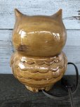 画像3: Vintage Ceramic Owl TV Lamp (J256)  