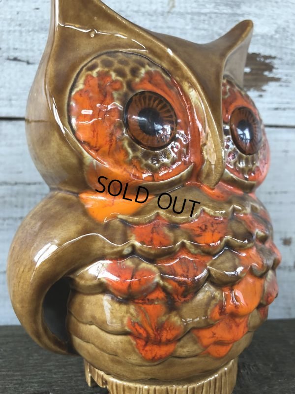 画像6: Vintage Ceramic Owl TV Lamp (J256)  