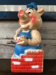 画像3: Vintage Banker systems Plastic Coin Bank Three Little Pigs (J262)  