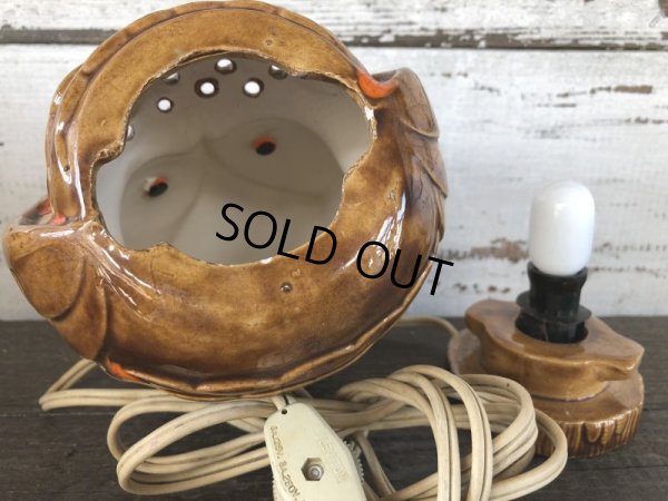画像5: Vintage Ceramic Owl TV Lamp (J257)  