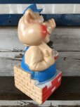 画像5: Vintage Banker systems Plastic Coin Bank Three Little Pigs (J262)  