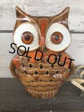 Vintage Ceramic Owl TV Lamp (J257)  