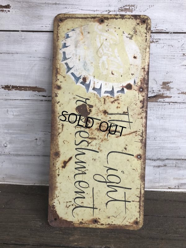 画像9: 50s vintage Pepsi-Cola Bottle Cap Sign (J266)