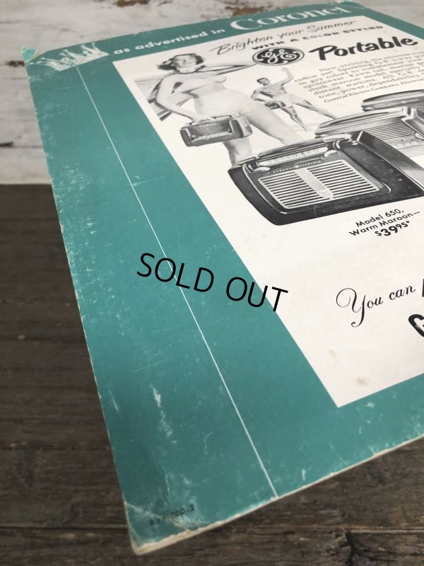 画像5: Vintage GE Portable Radio Card Board Sign (J264)